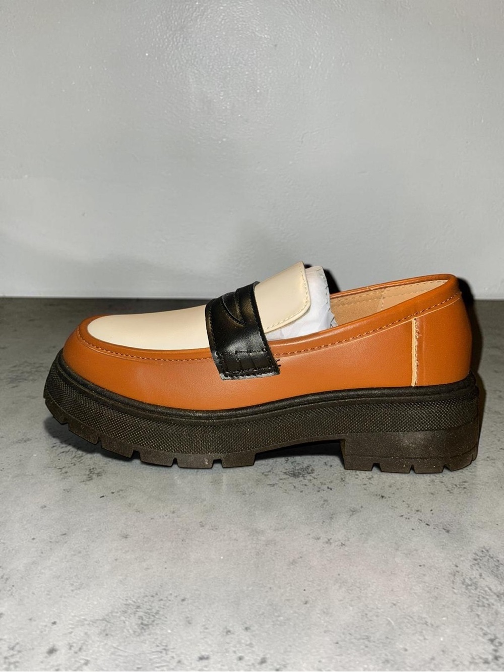 Qupid Ronat chunky platform loafers